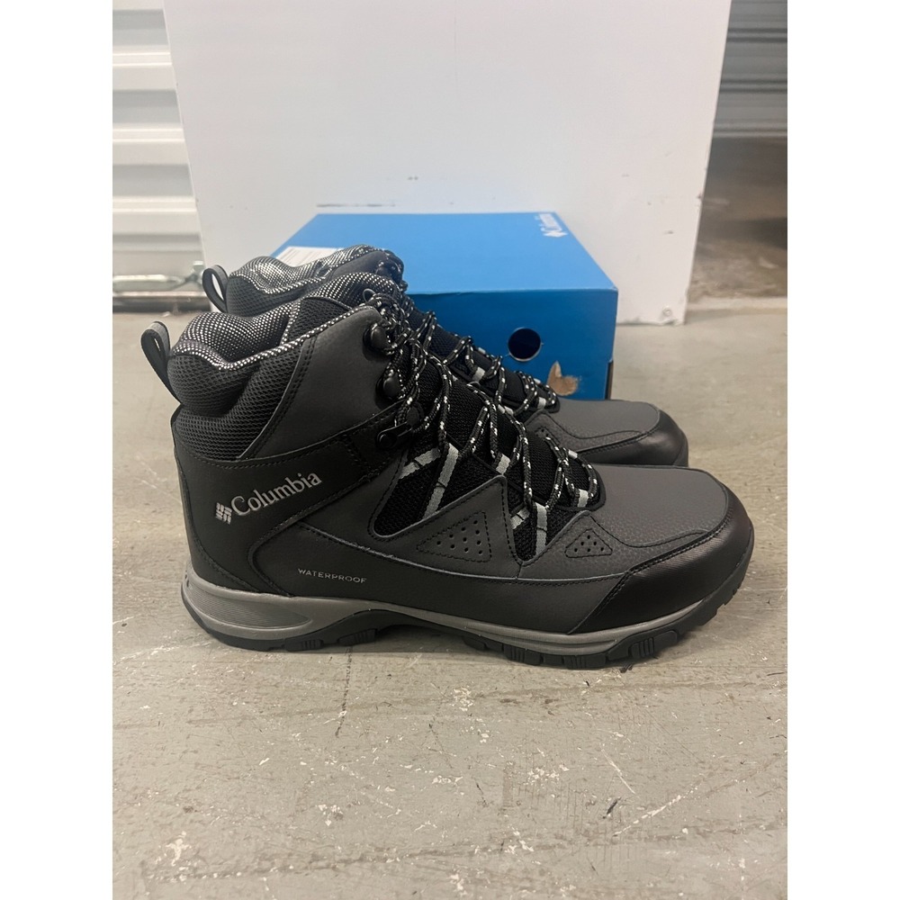 Columbia Liftop III 2100861-010 Winter Boots Mens US 12 Black Waterproof Hiking
